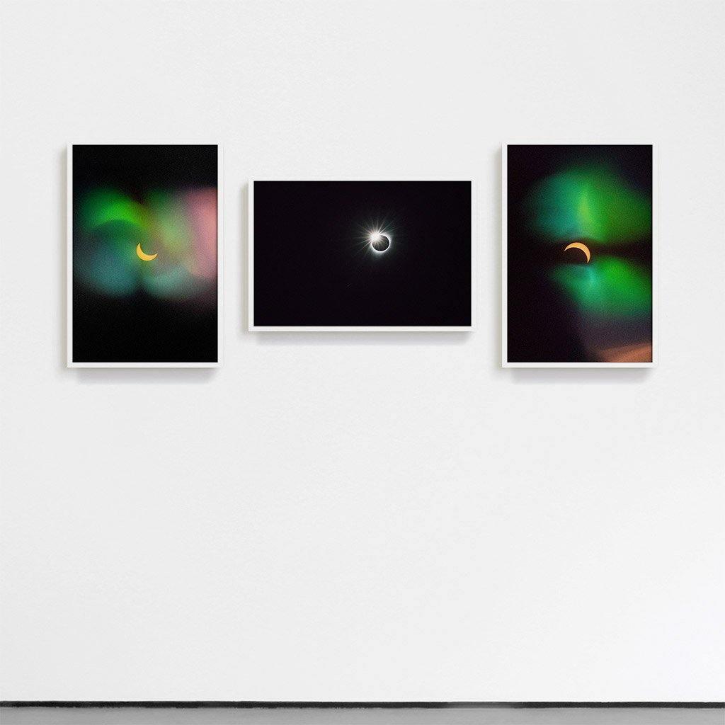 Eclipse 3, Eclipse 8, Eclipse 15 Triptych, Photograph  by  Eclipse 3, Eclipse 8, Eclipse 15 Triptych Tappan