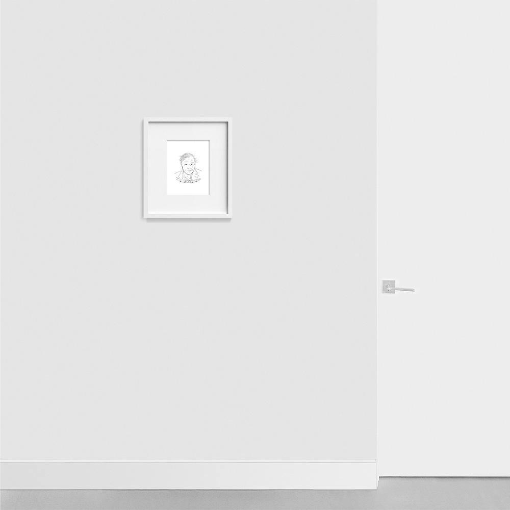 David Attenborough, Print  by  David Attenborough Tappan