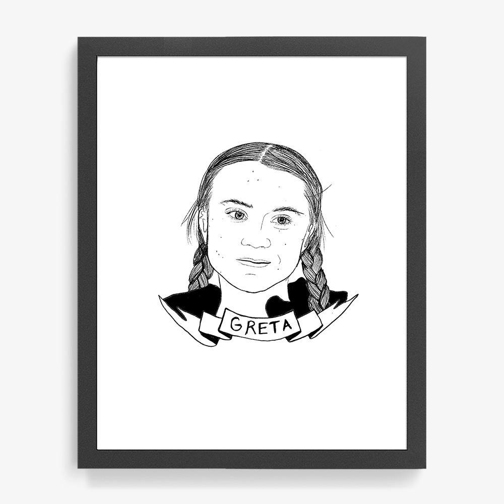 Greta Thunberg, Print  by  Greta Thunberg Tappan