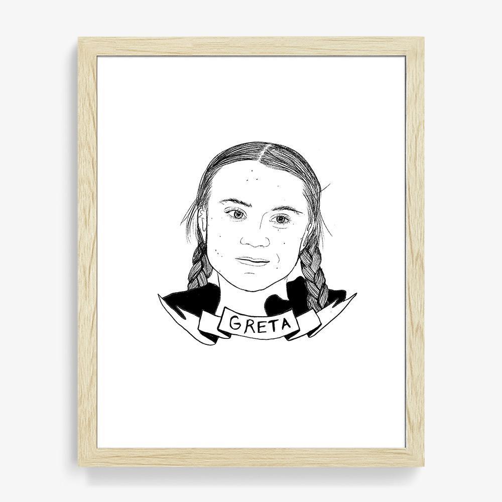 Greta Thunberg, Print  by  Greta Thunberg Tappan