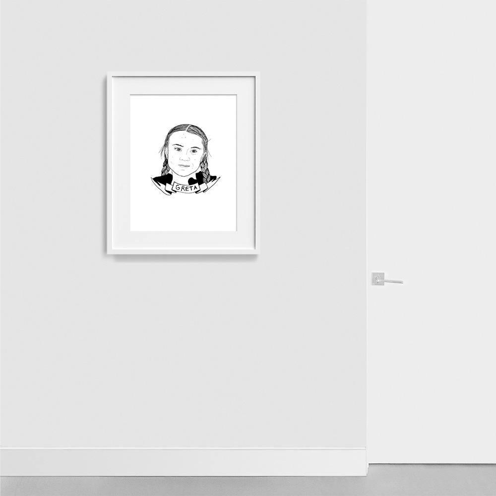 Greta Thunberg, Print  by  Greta Thunberg Tappan