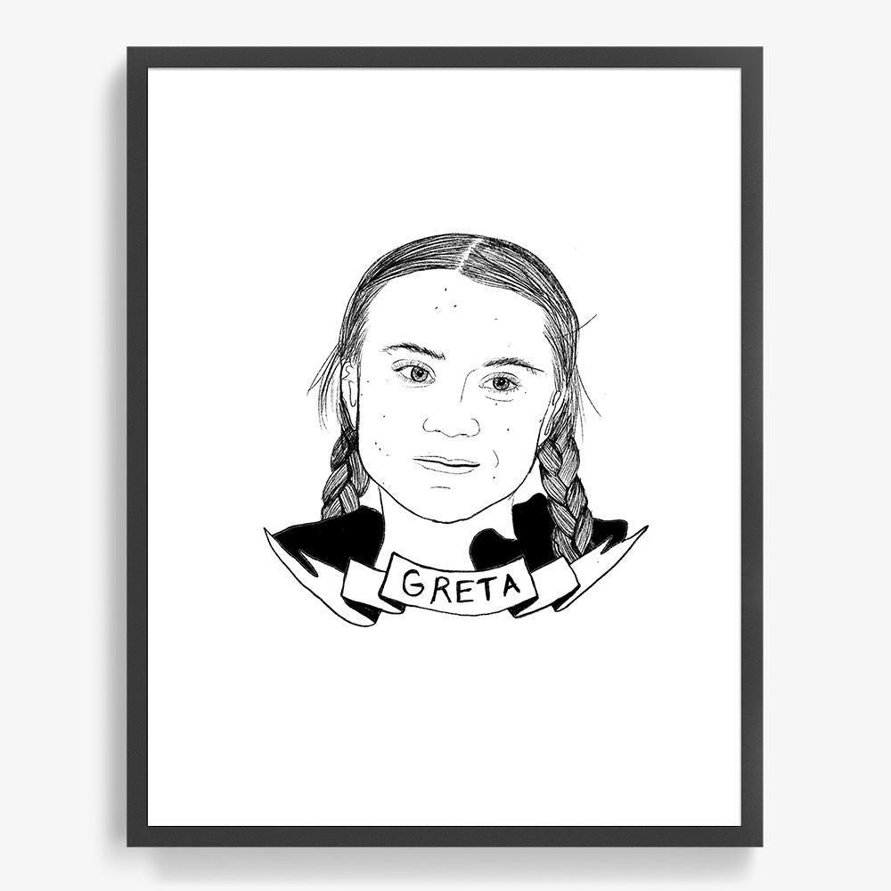 Greta Thunberg, Print  by  Greta Thunberg Tappan