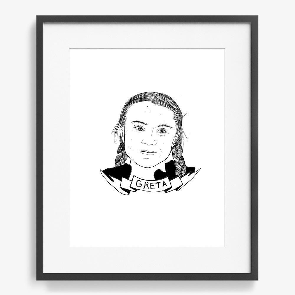 Greta Thunberg, Print  by  Greta Thunberg Tappan