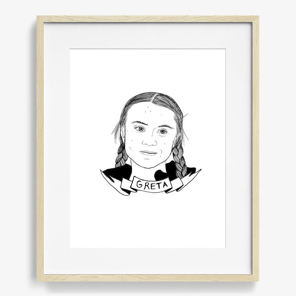 Greta Thunberg, Print  by  Greta Thunberg Tappan