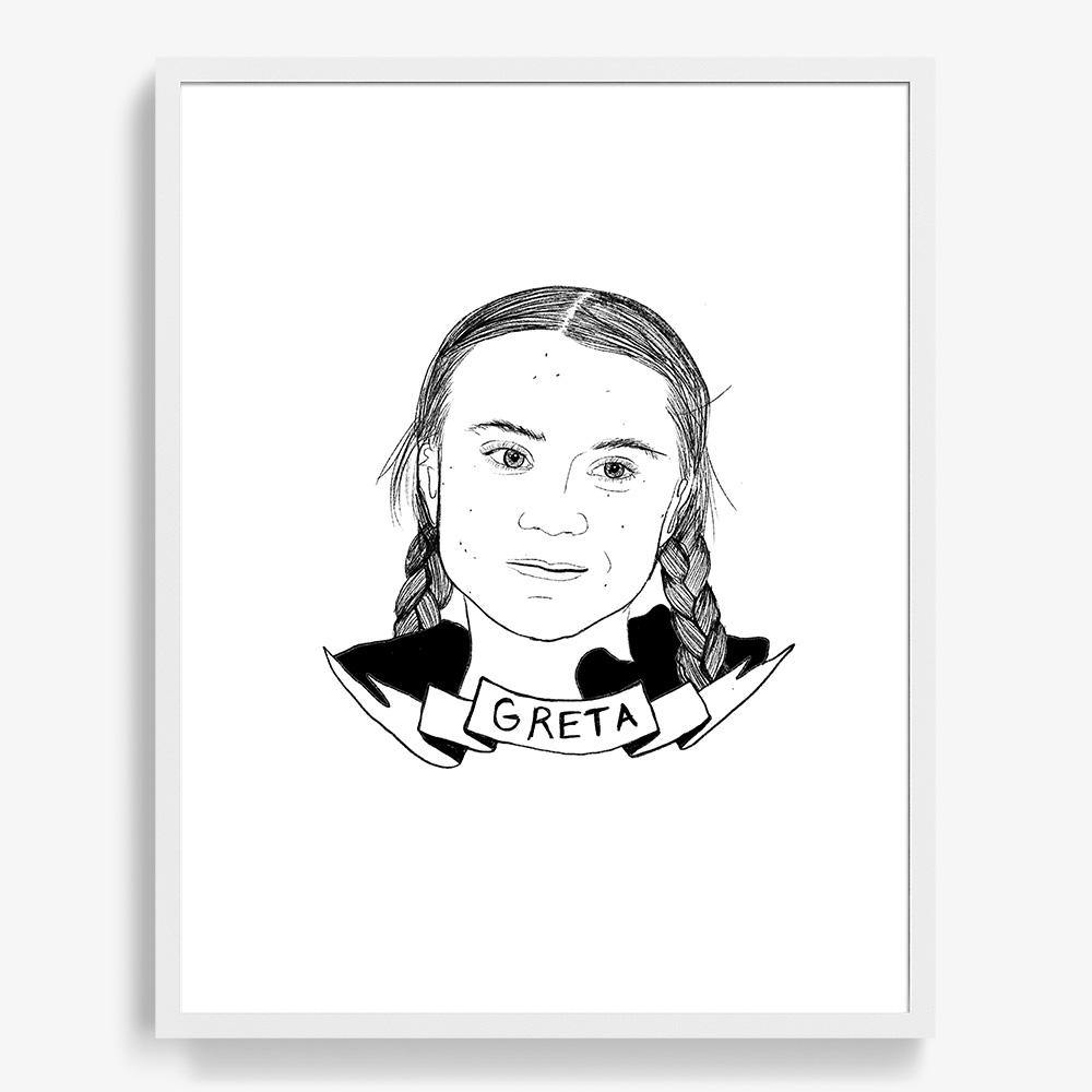 Greta Thunberg, Print  by  Greta Thunberg Tappan
