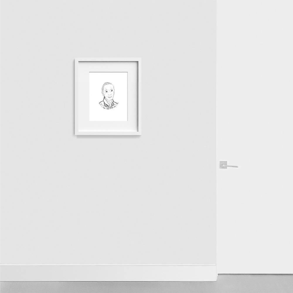 Jane Goodall, Print  by  Jane Goodall Tappan