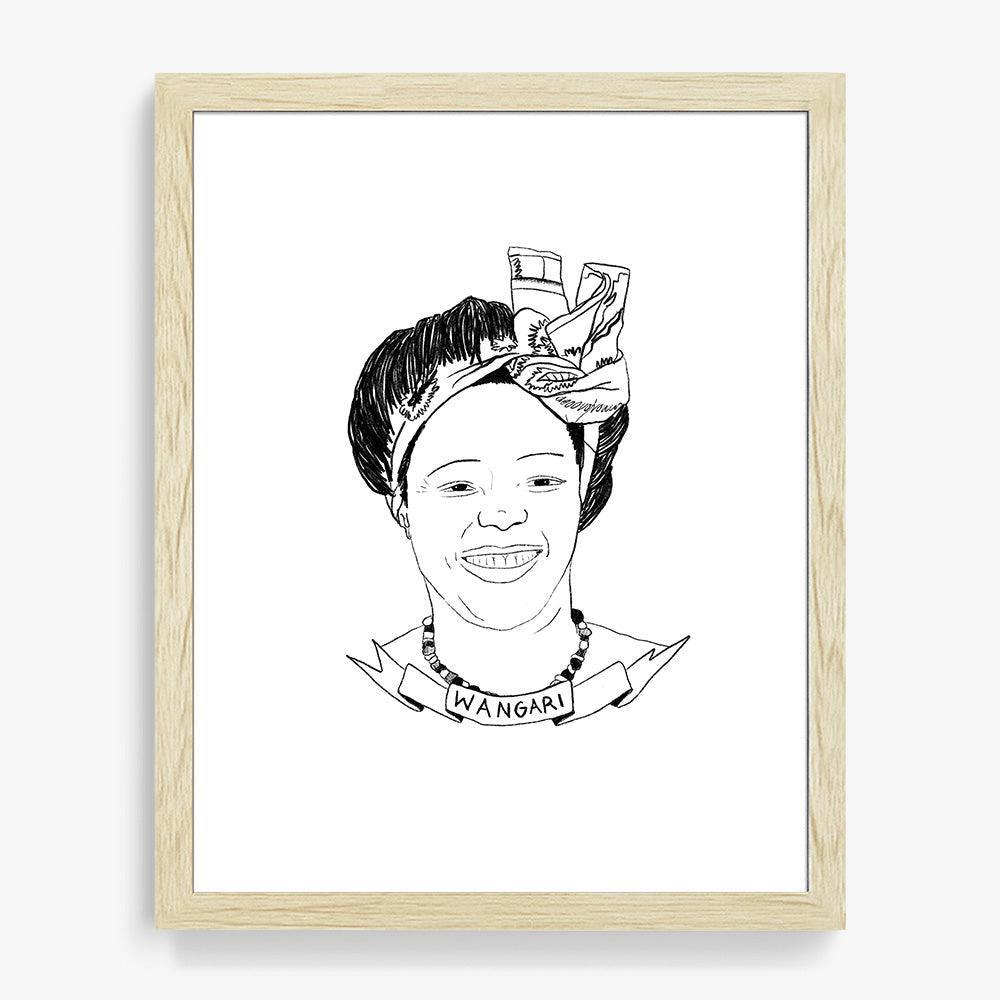 Wangari Maathai, Print  by  Wangari Maathai Tappan