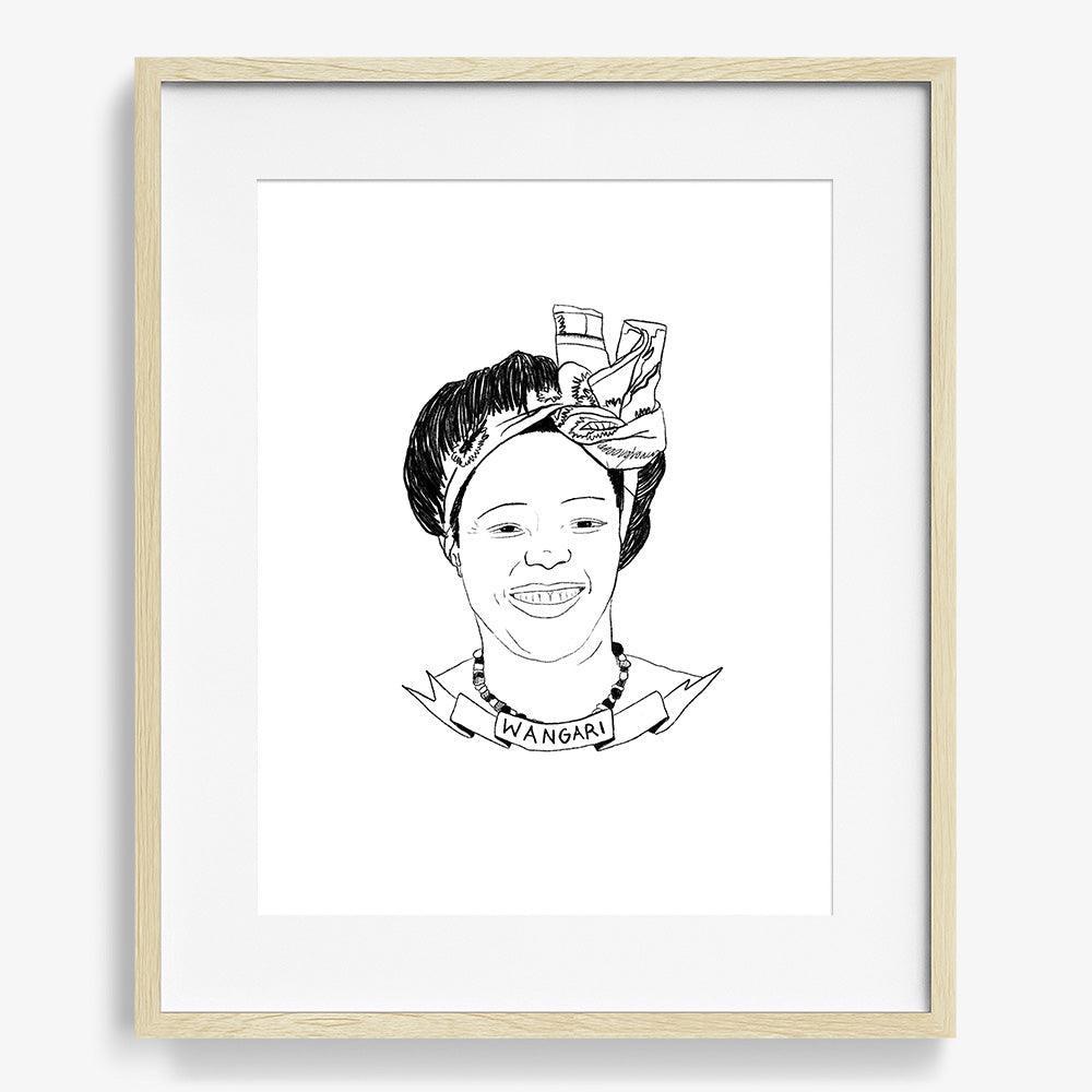 Wangari Maathai, Print  by  Wangari Maathai Tappan