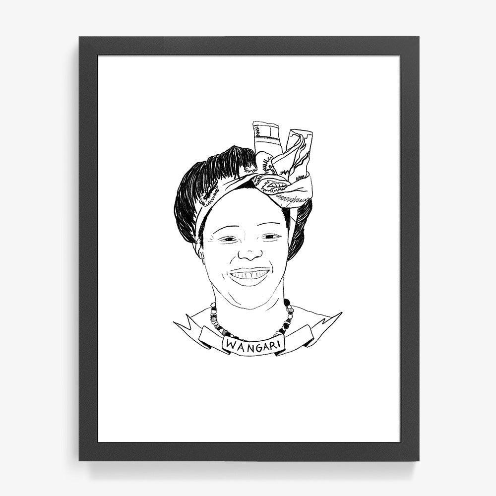 Wangari Maathai, Print  by  Wangari Maathai Tappan