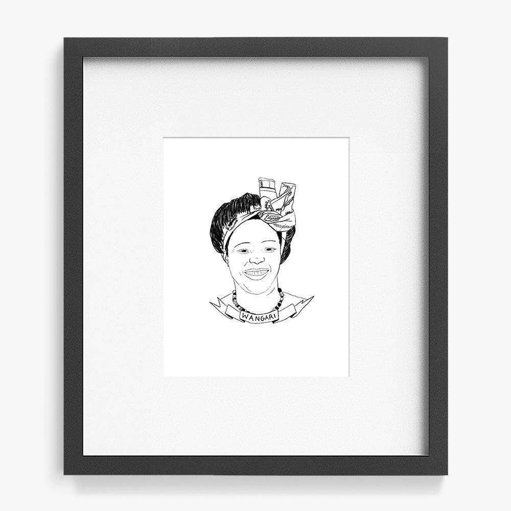 Wangari Maathai, Print  by  Wangari Maathai Tappan