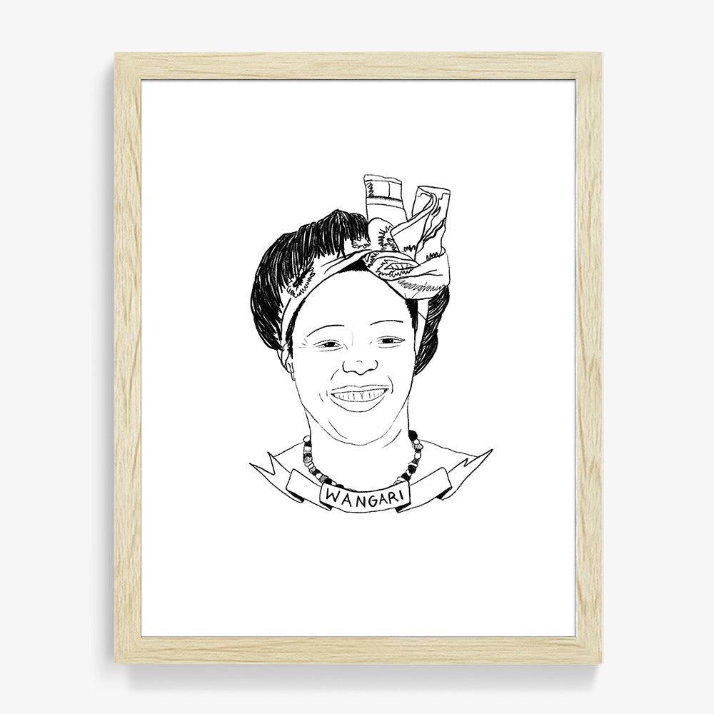 Wangari Maathai, Print  by  Wangari Maathai Tappan