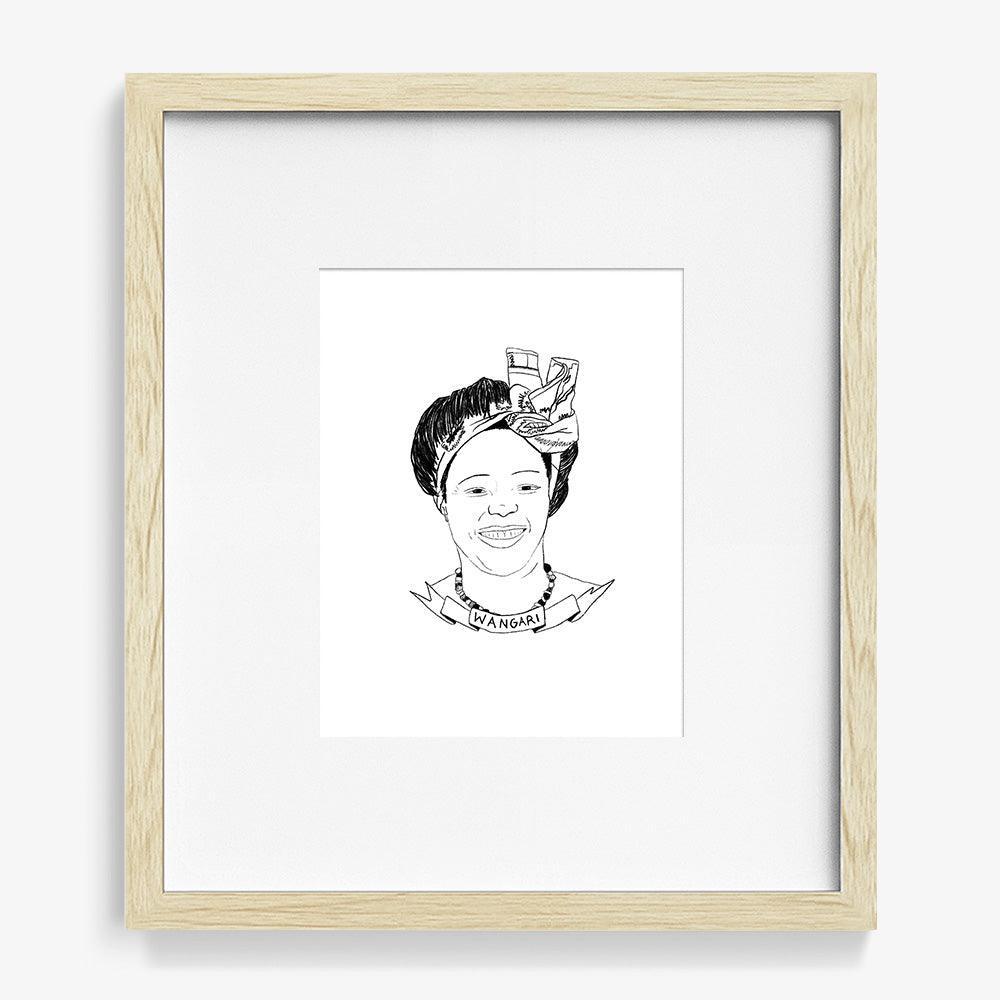 Wangari Maathai, Print  by  Wangari Maathai Tappan