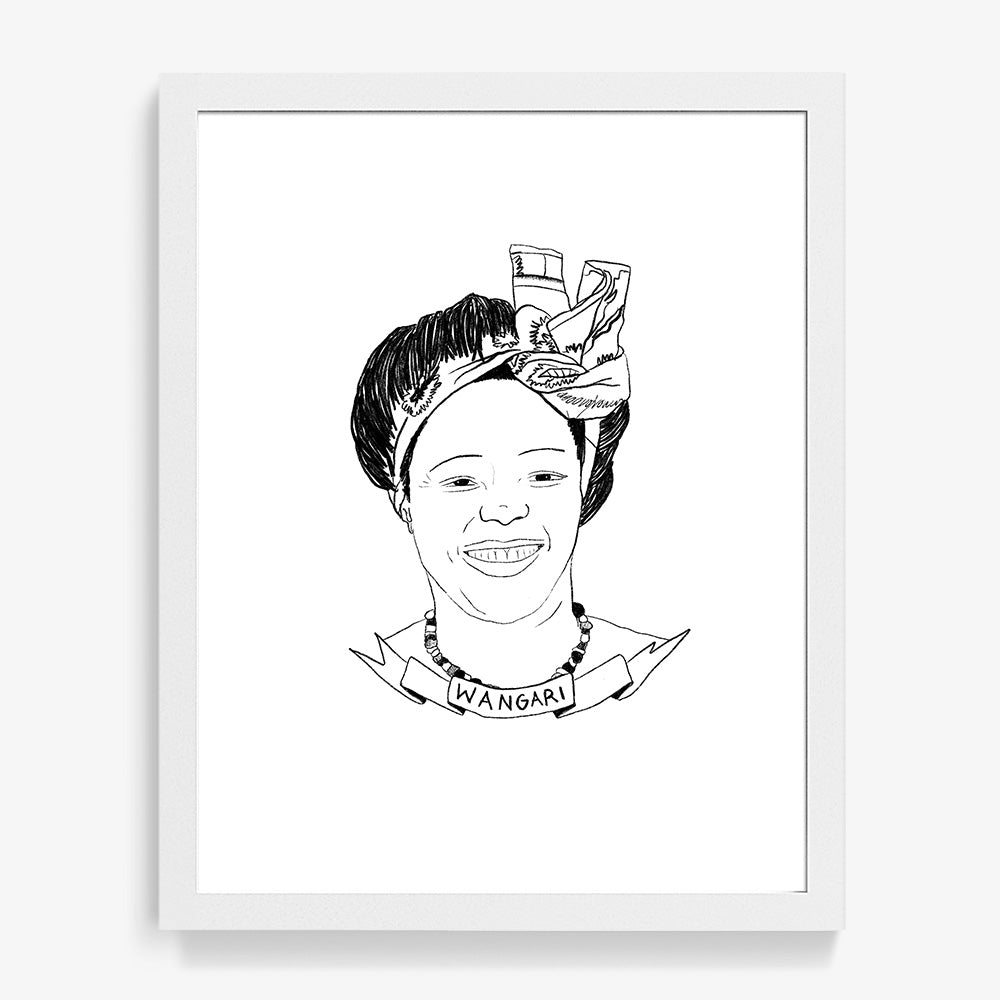 Wangari Maathai, Print  by  Wangari Maathai Tappan
