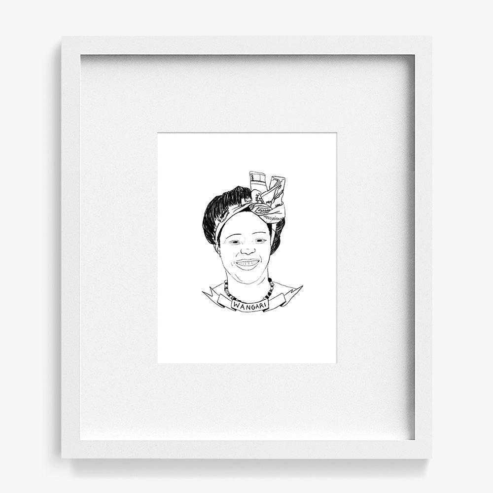 Wangari Maathai, Print  by  Wangari Maathai Tappan