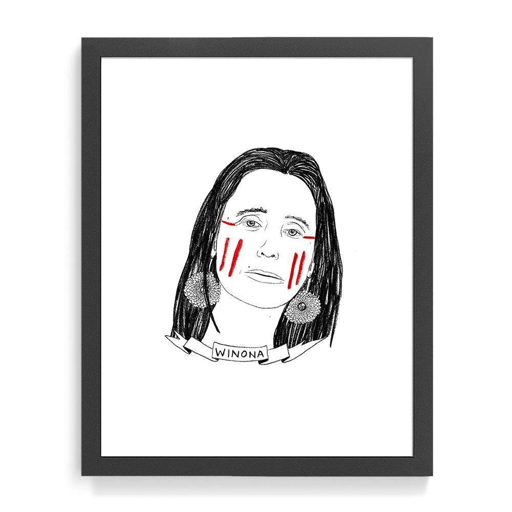 Winona LaDuke, Print  by  Winona LaDuke Tappan