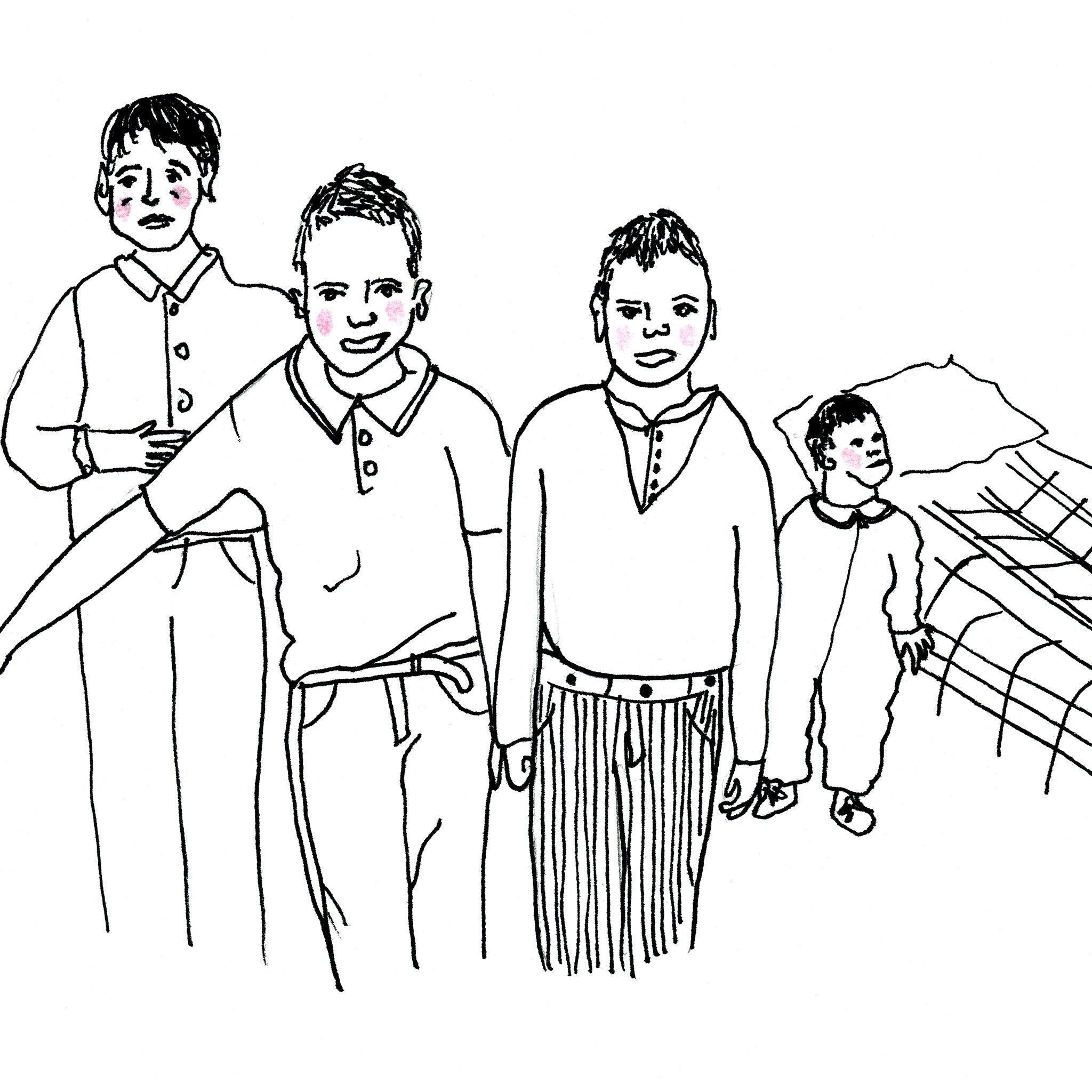 Borden Boys, Print  by  Borden Boys Tappan