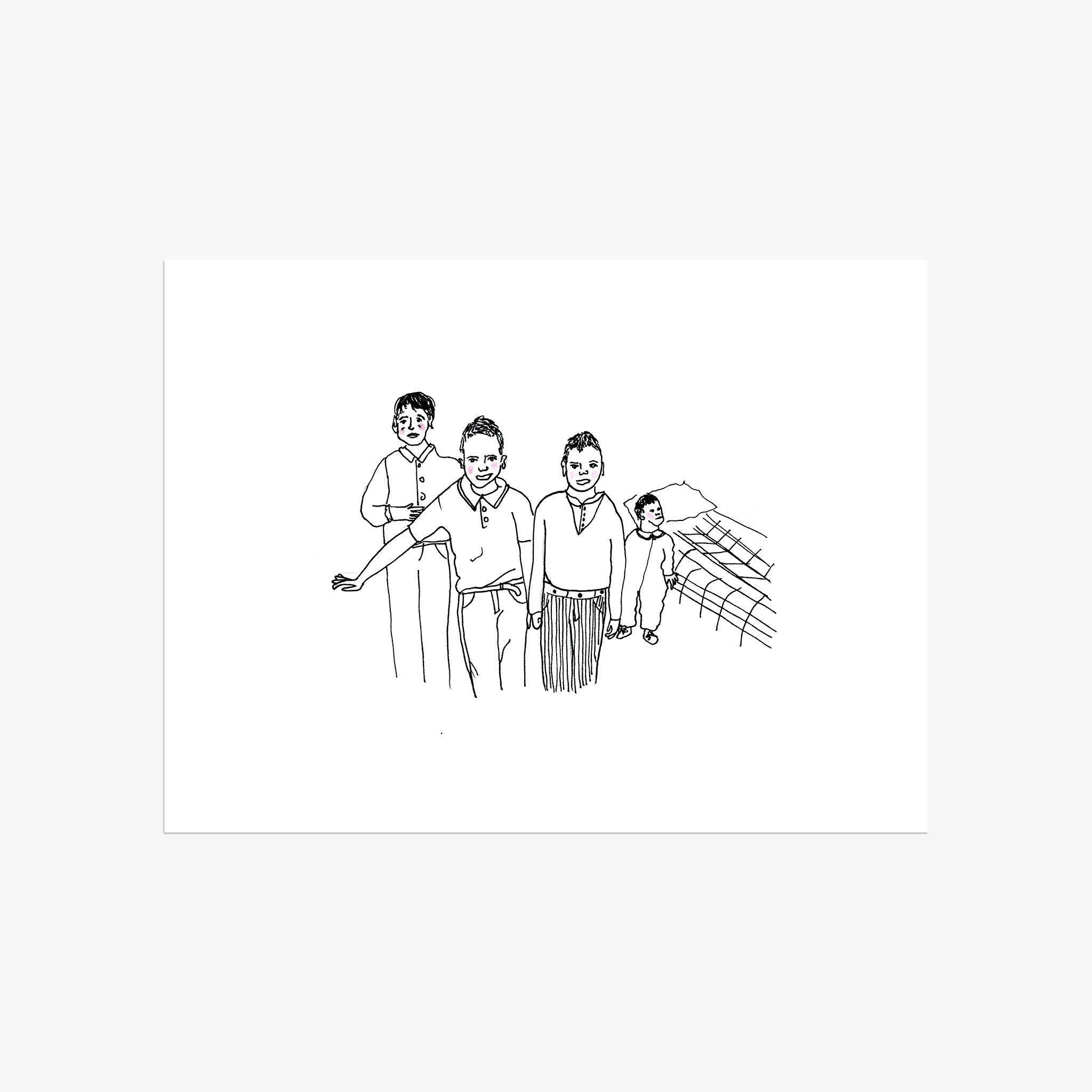 Borden Boys, Print  by  Borden Boys Tappan