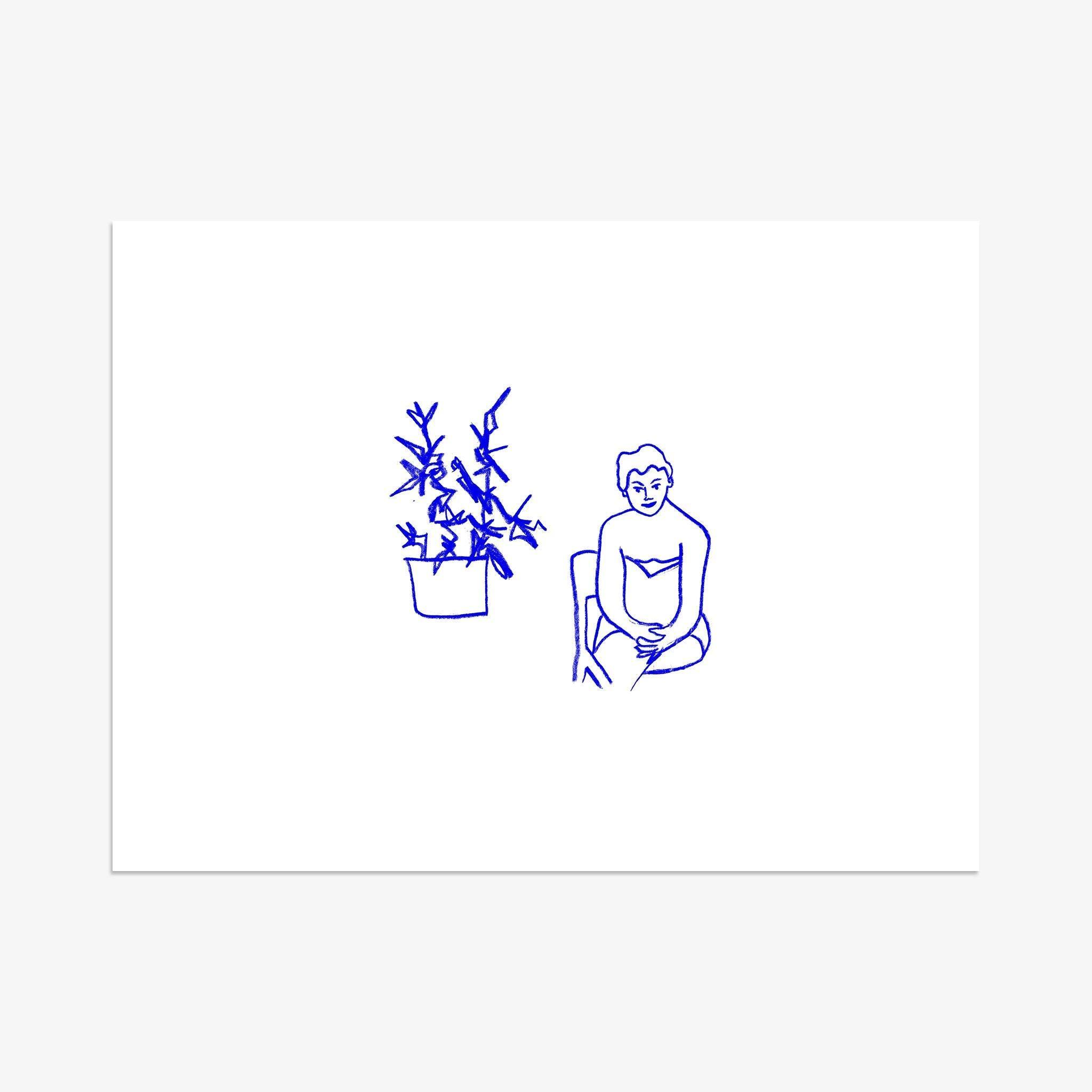 Blue Grandma, Print  by  Blue Grandma Tappan