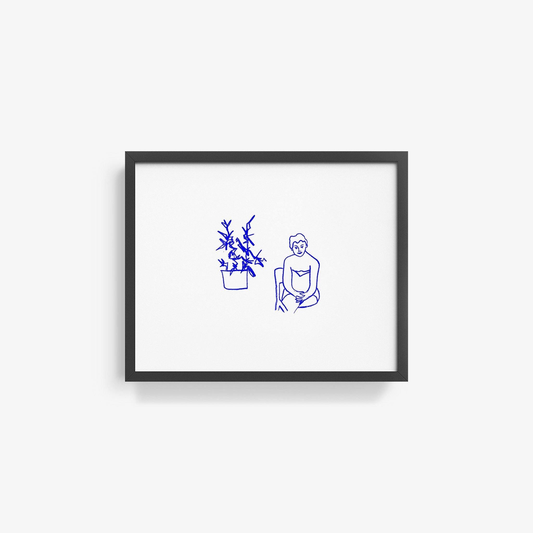 Blue Grandma, Print  by  Blue Grandma Tappan