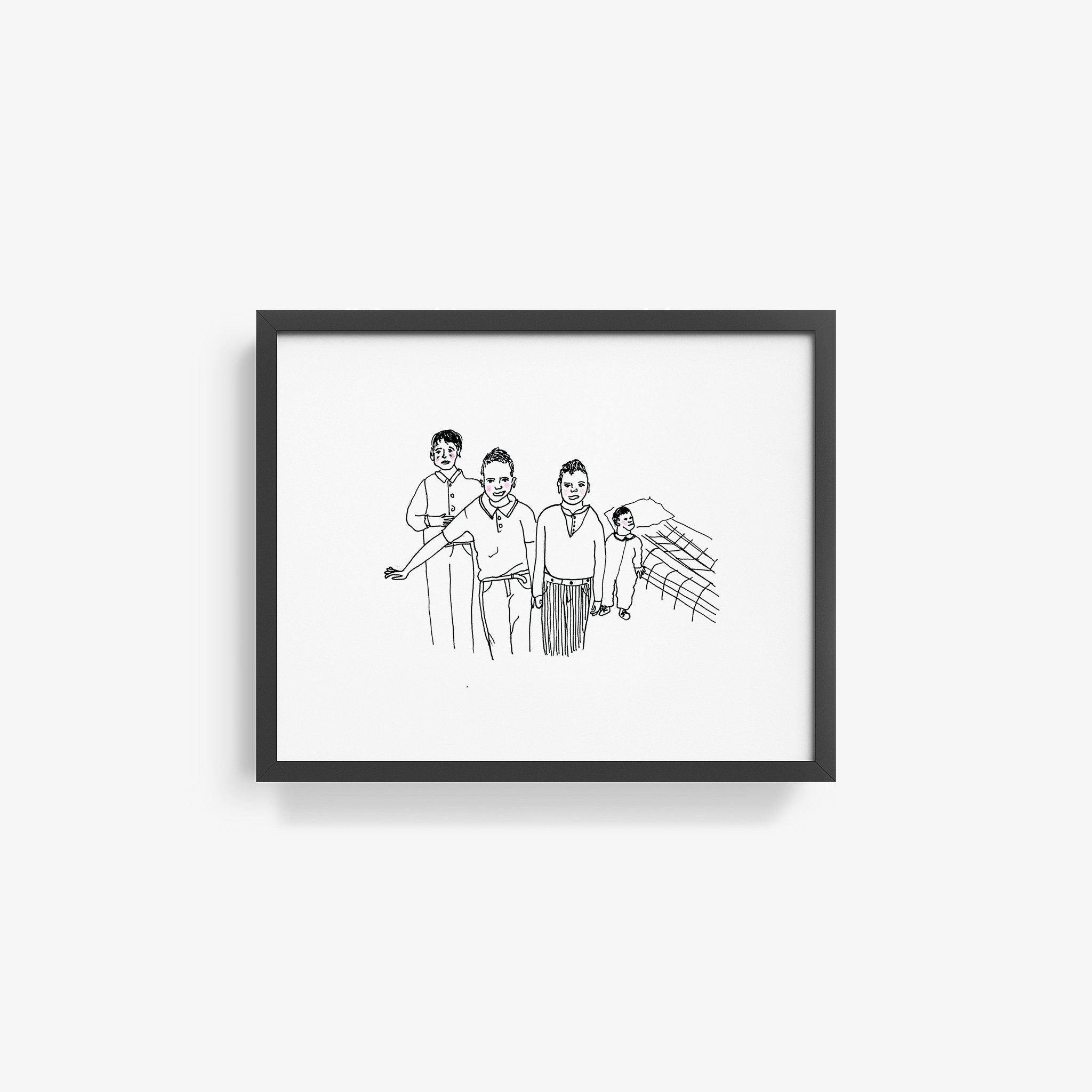 Borden Boys, Print  by  Borden Boys Tappan