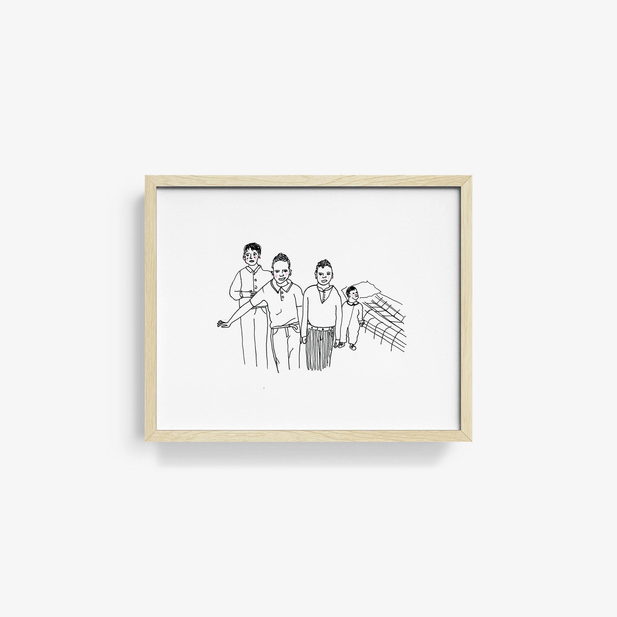 Borden Boys, Print  by  Borden Boys Tappan