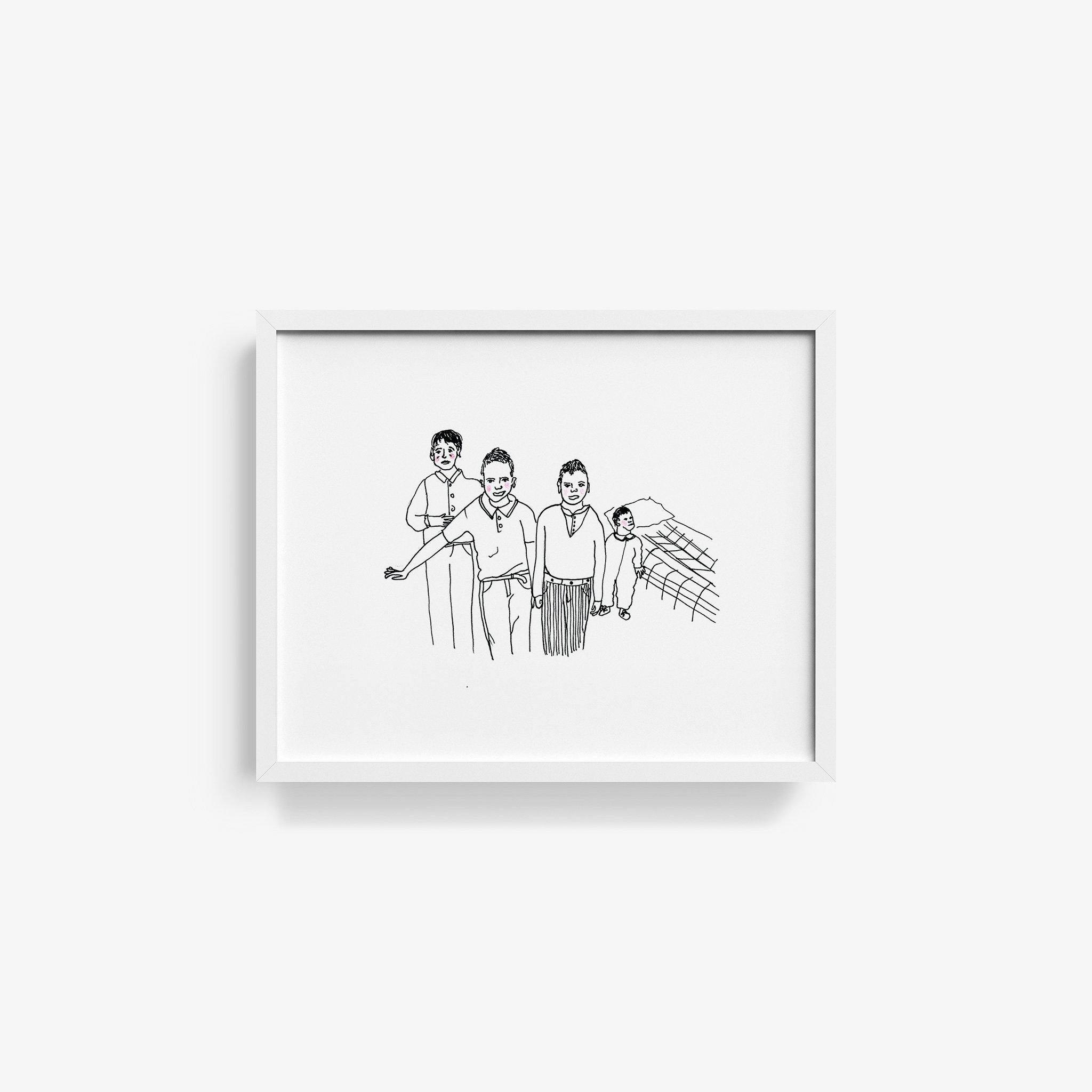 Borden Boys, Print  by  Borden Boys Tappan