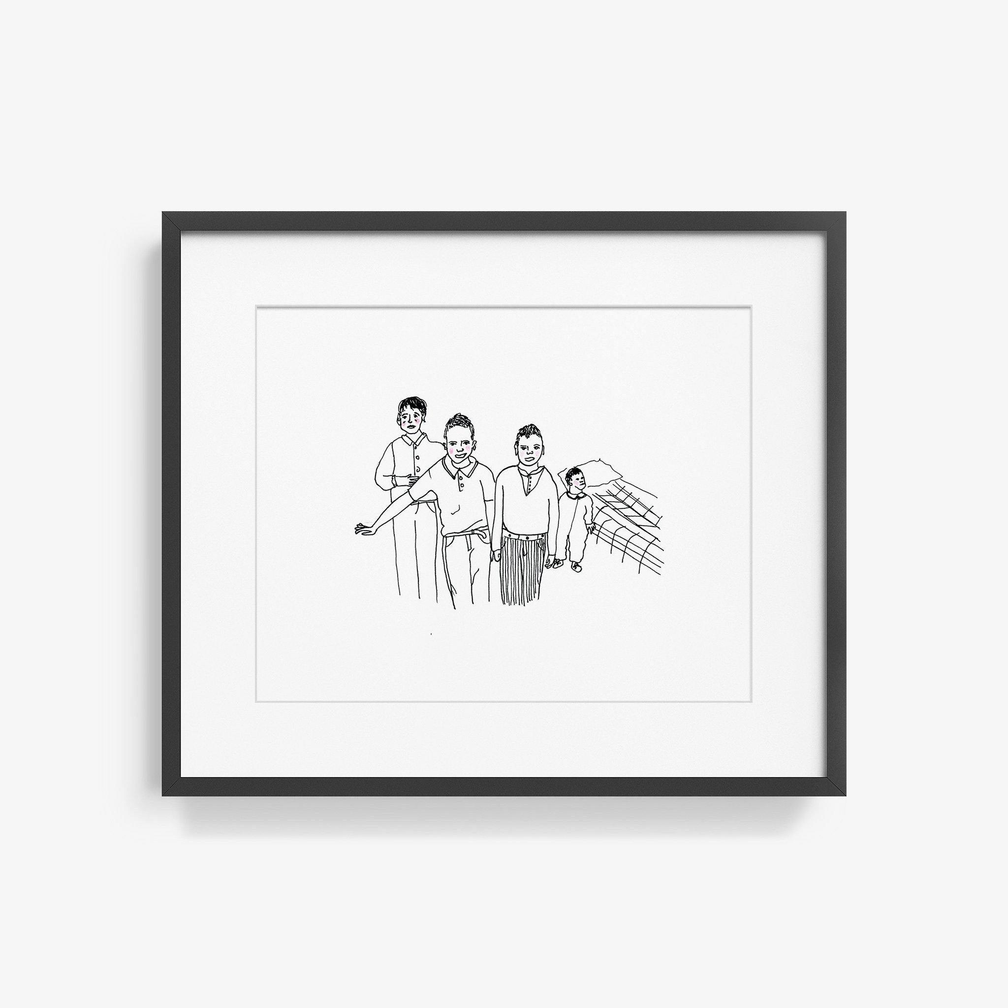 Borden Boys, Print  by  Borden Boys Tappan