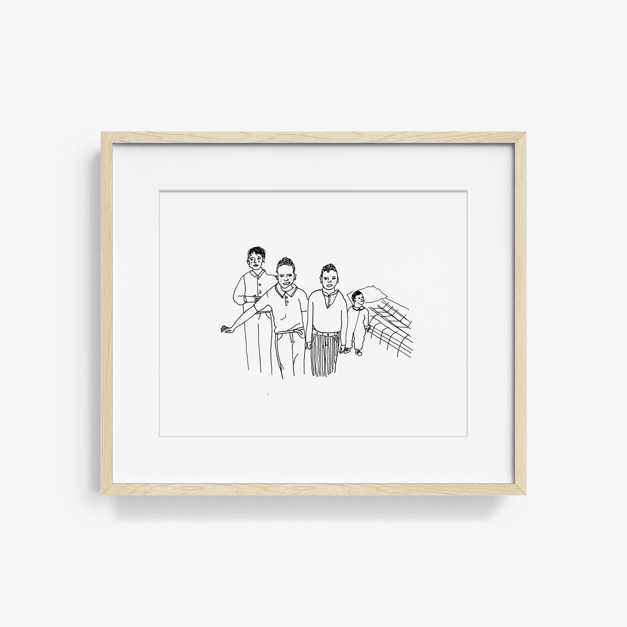 Borden Boys, Print  by  Borden Boys Tappan