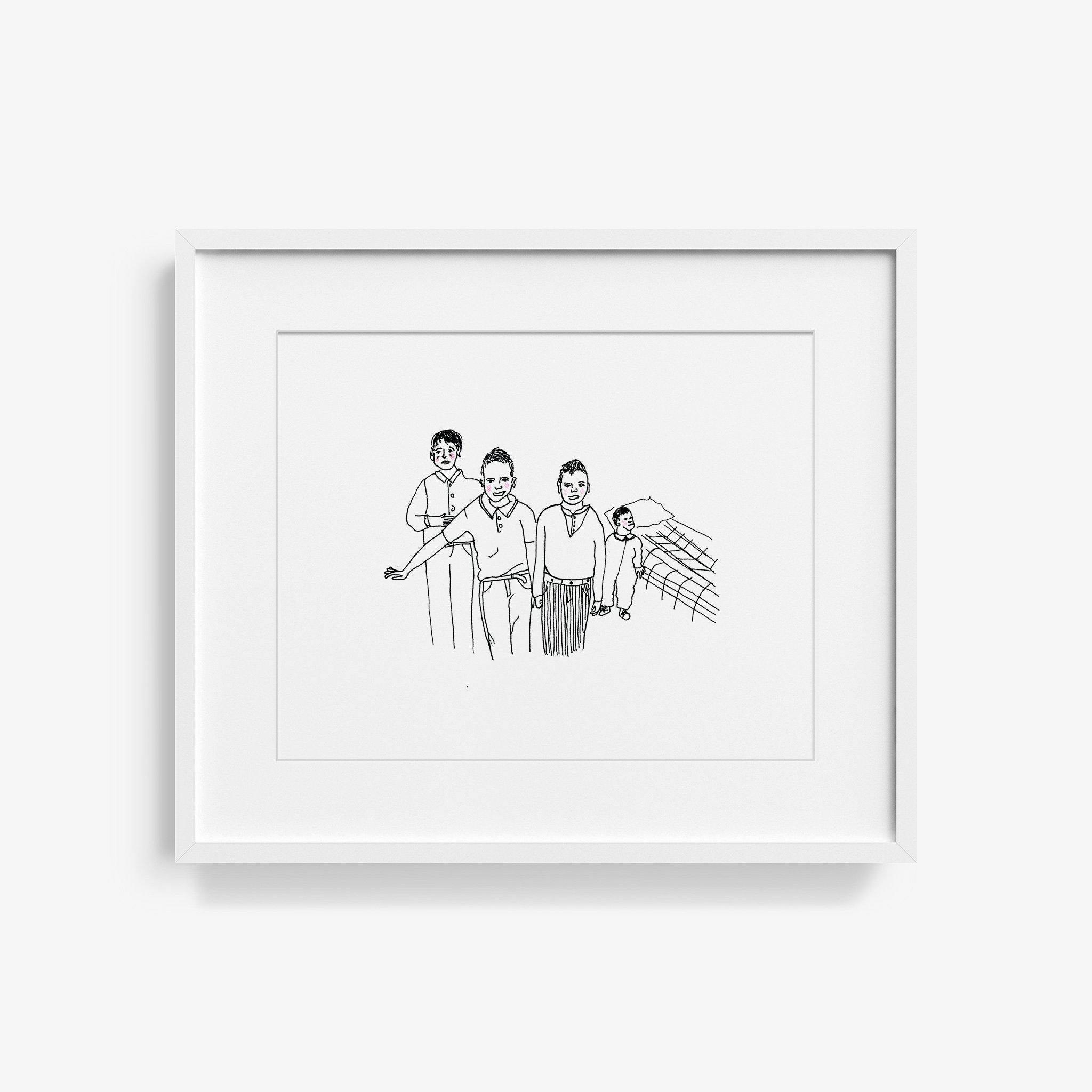 Borden Boys, Print  by  Borden Boys Tappan