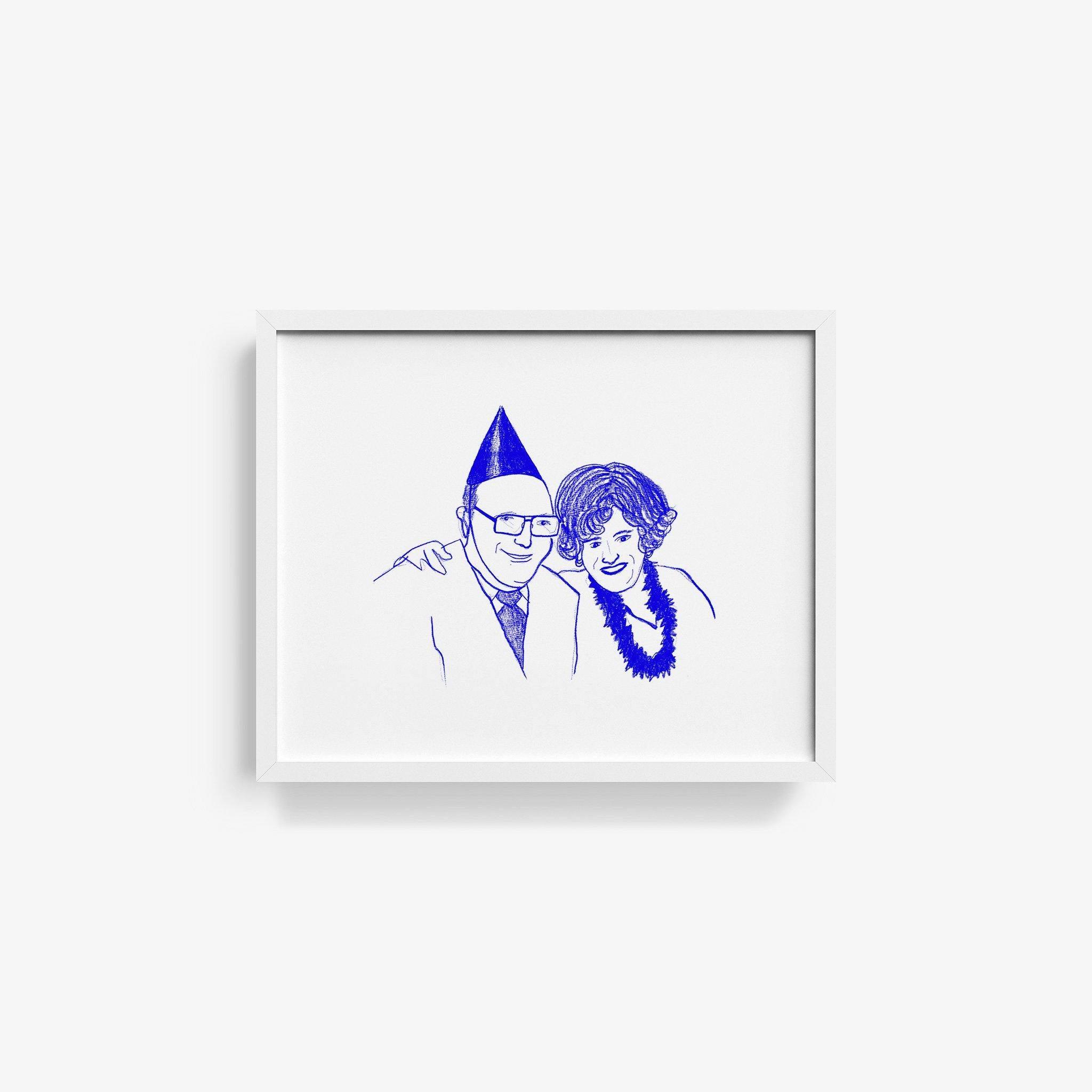 Frank & Inez, New Year's Eve, Print  by  Frank & Inez, New Year's Eve Tappan
