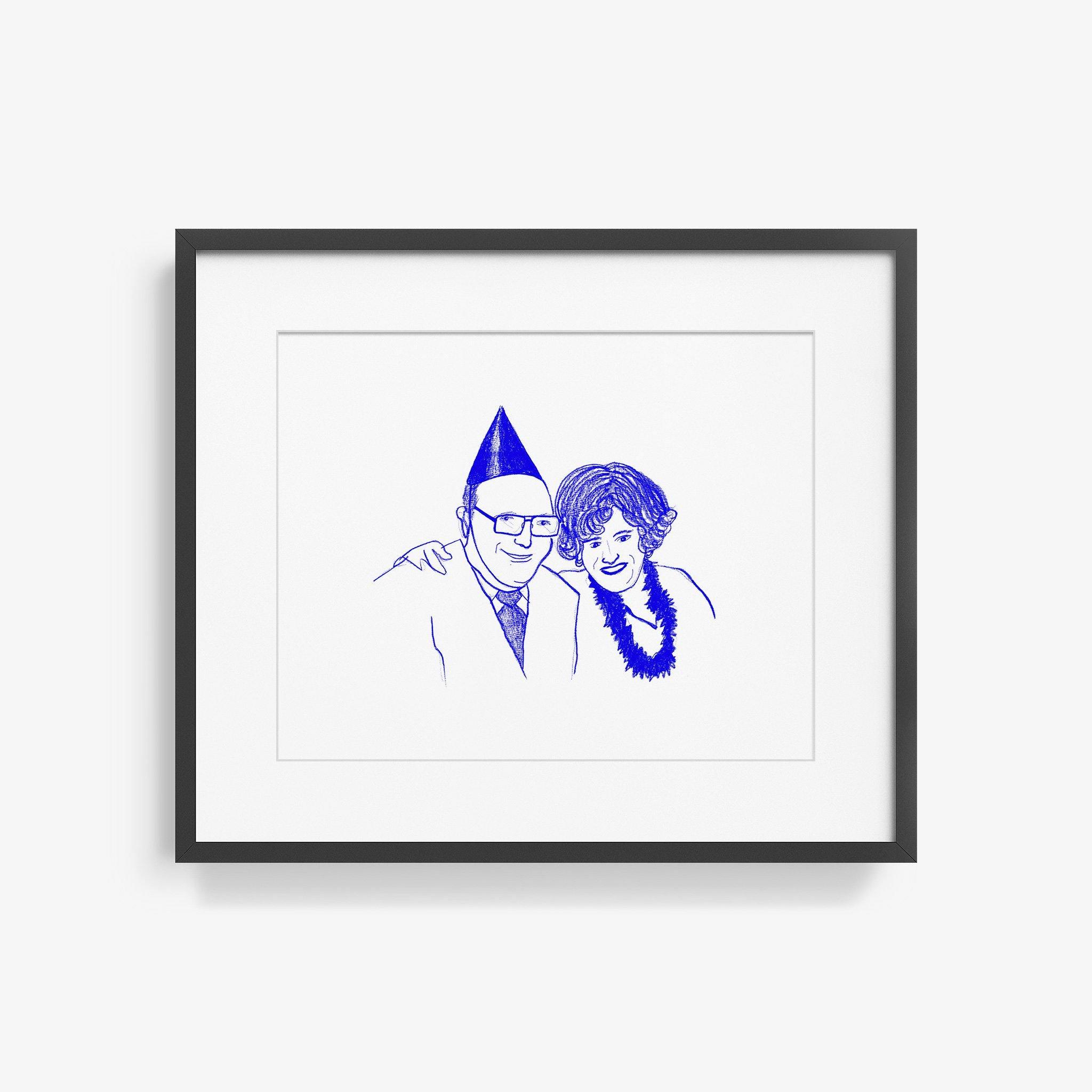 Frank & Inez, New Year's Eve, Print  by  Frank & Inez, New Year's Eve Tappan