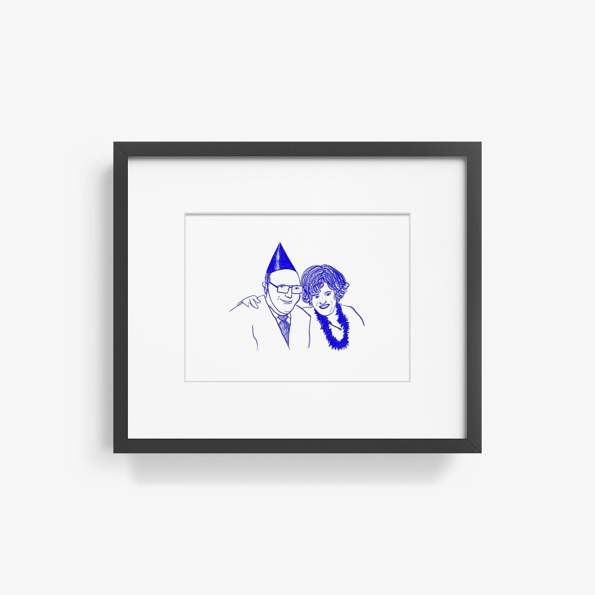 Frank & Inez, New Year's Eve, Print  by  Frank & Inez, New Year's Eve Tappan