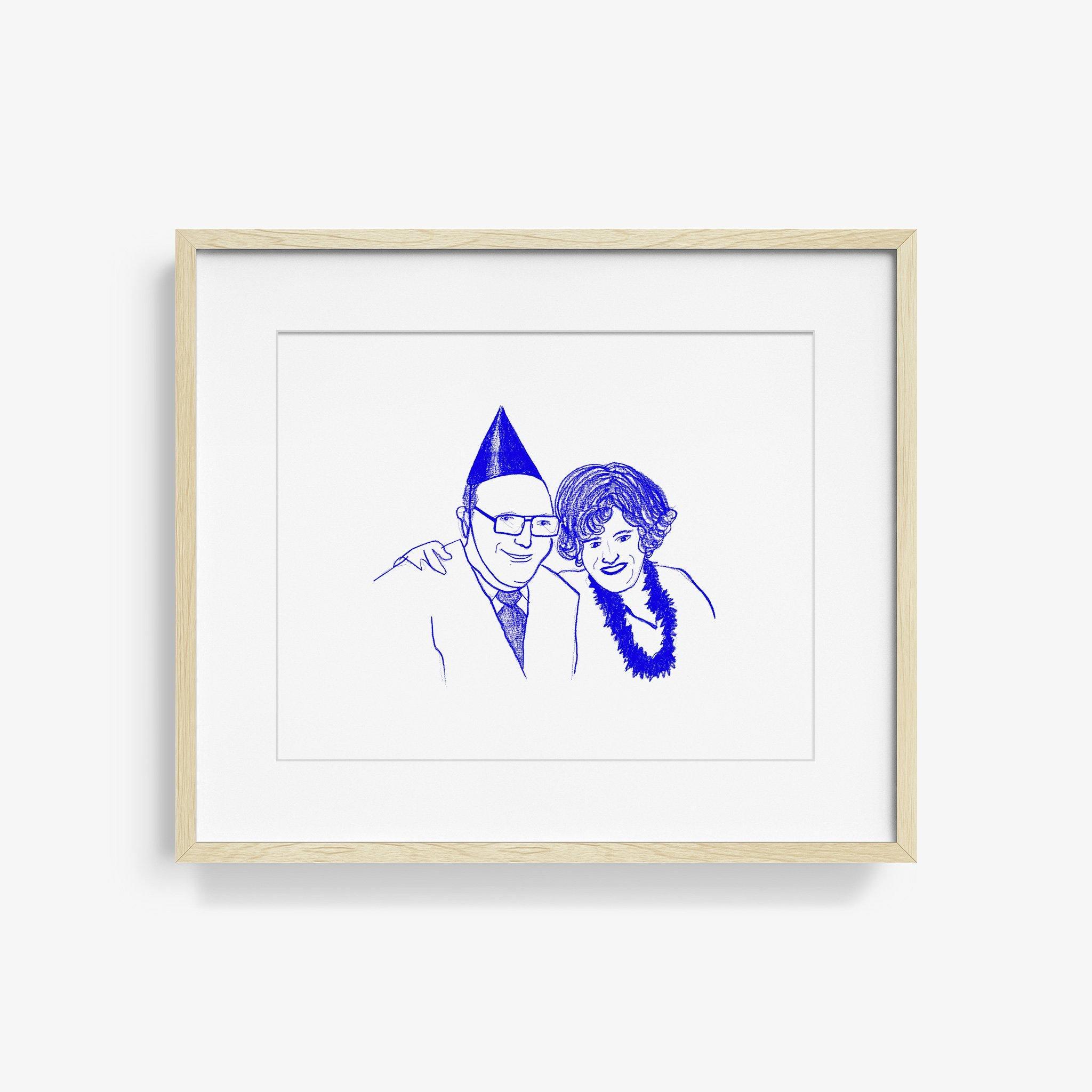 Frank & Inez, New Year's Eve, Print  by  Frank & Inez, New Year's Eve Tappan