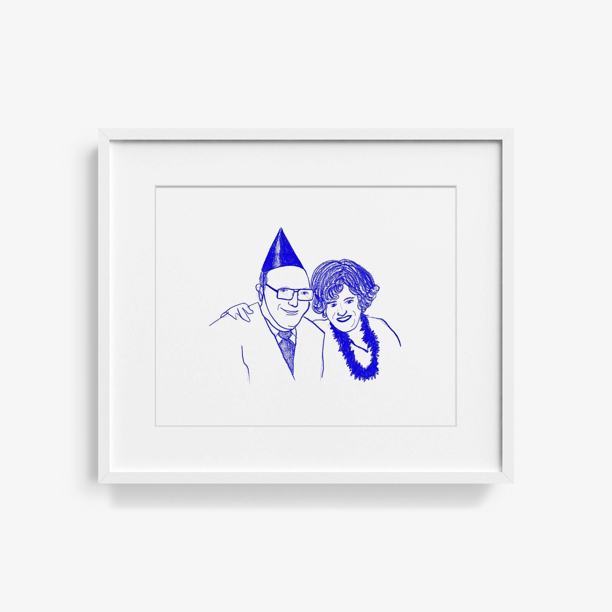 Frank & Inez, New Year's Eve, Print  by  Frank & Inez, New Year's Eve Tappan