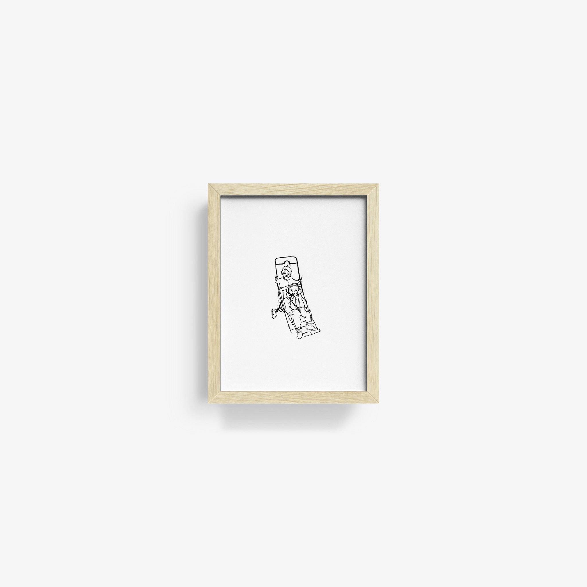 Pushing Bubba, Print  by  Pushing Bubba Tappan