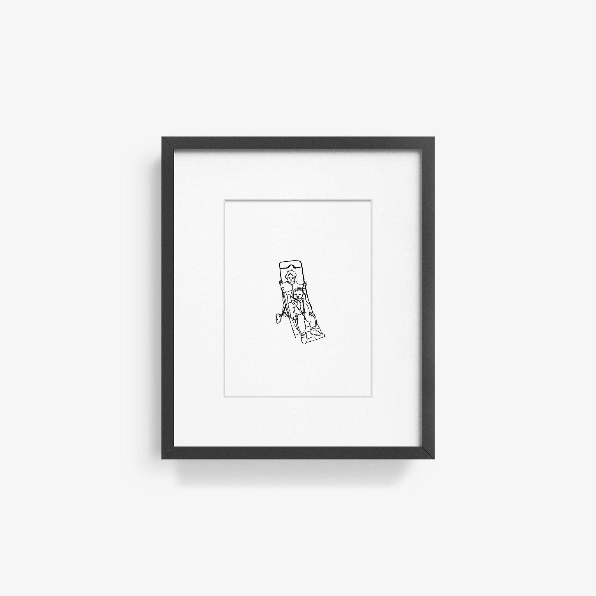 Pushing Bubba, Print  by  Pushing Bubba Tappan