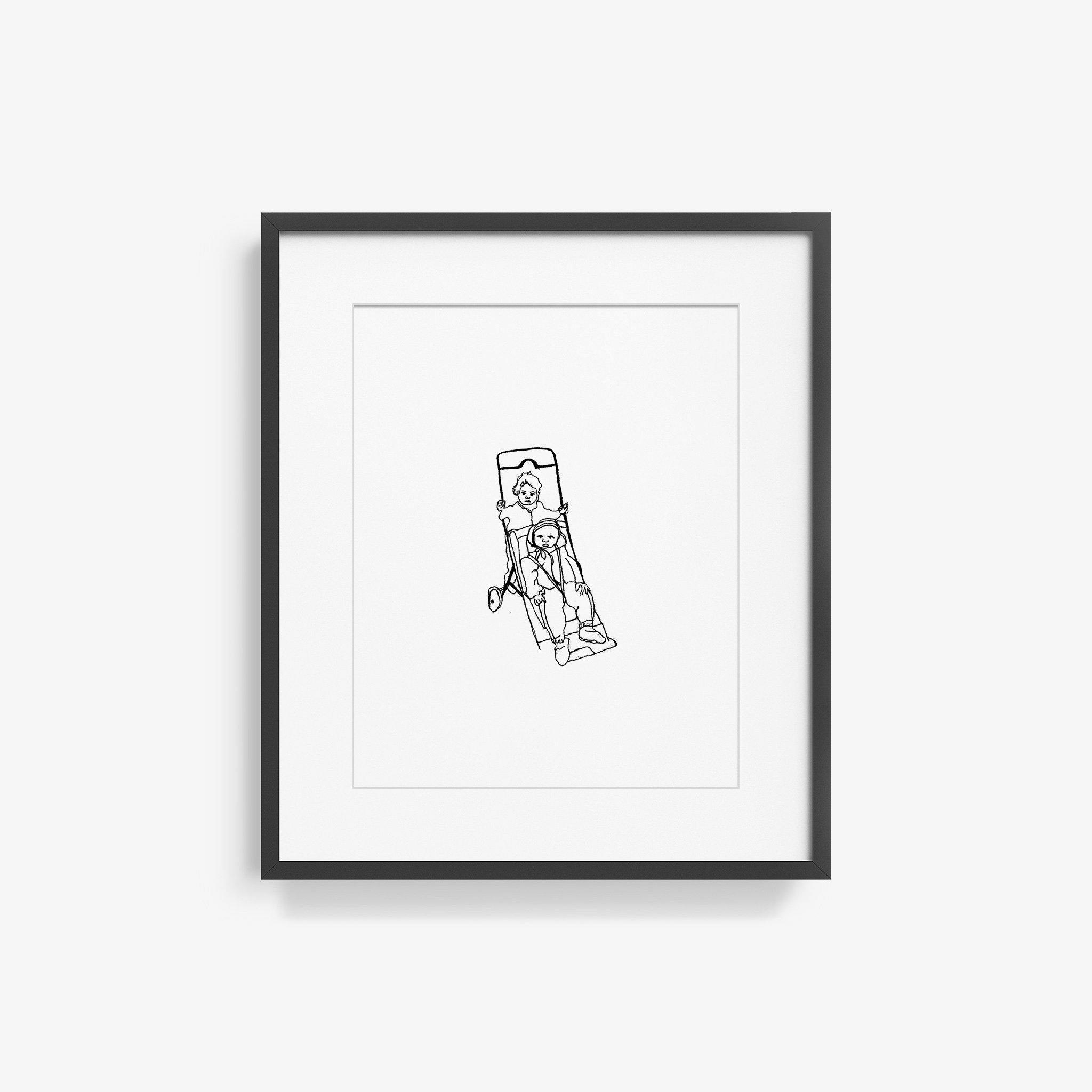 Pushing Bubba, Print  by  Pushing Bubba Tappan