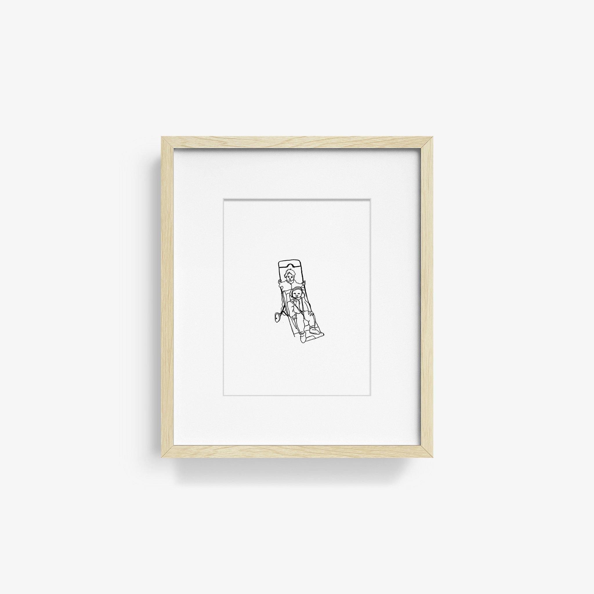 Pushing Bubba, Print  by  Pushing Bubba Tappan