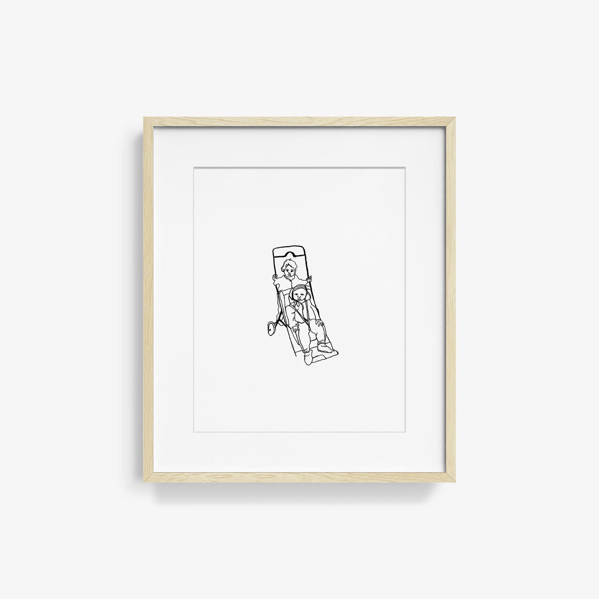 Pushing Bubba, Print  by  Pushing Bubba Tappan