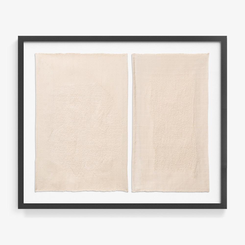 Gauze #11 & #12 (Diptych), Textile  by  Gauze #11 & #12 (Diptych) Tappan