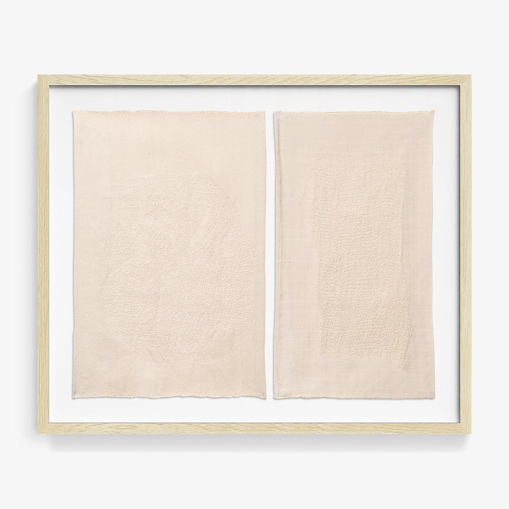 Gauze #11 & #12 (Diptych), Textile  by  Gauze #11 & #12 (Diptych) Tappan