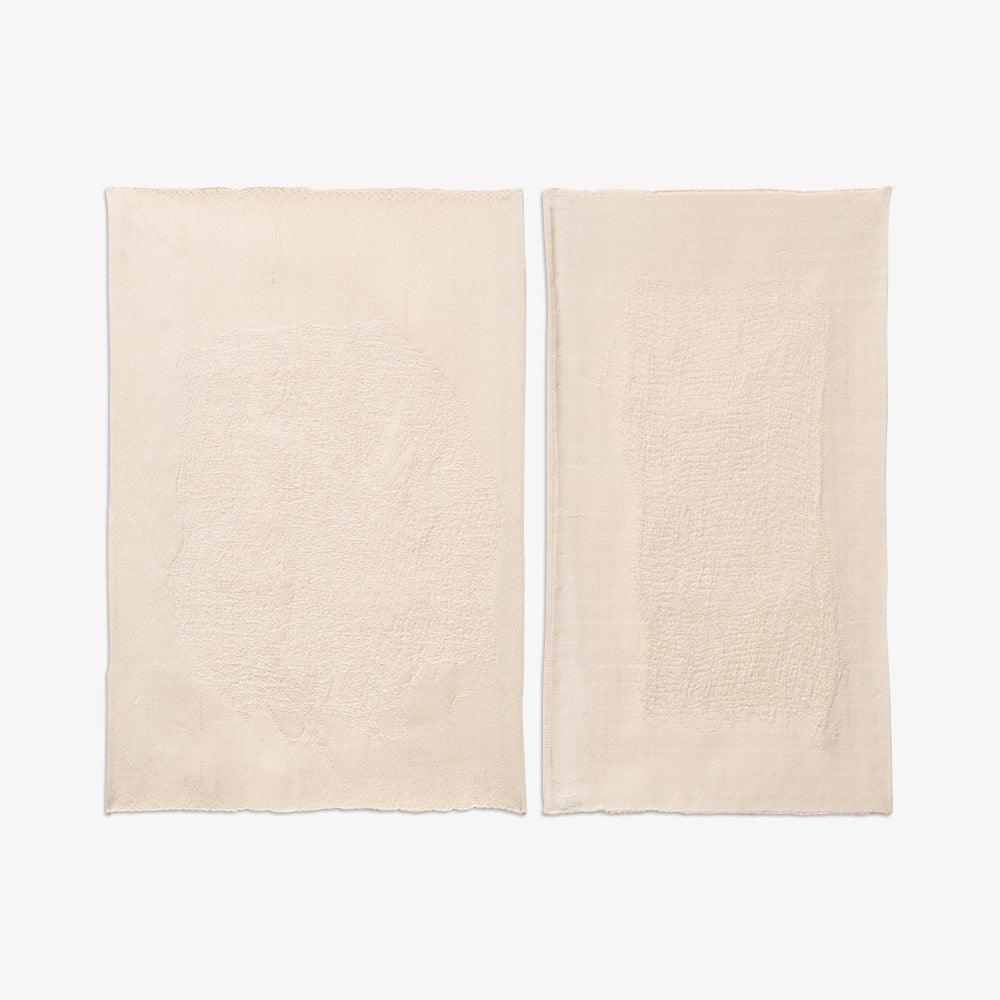 Gauze #11 & #12 (Diptych), Textile  by  Gauze #11 & #12 (Diptych) Tappan