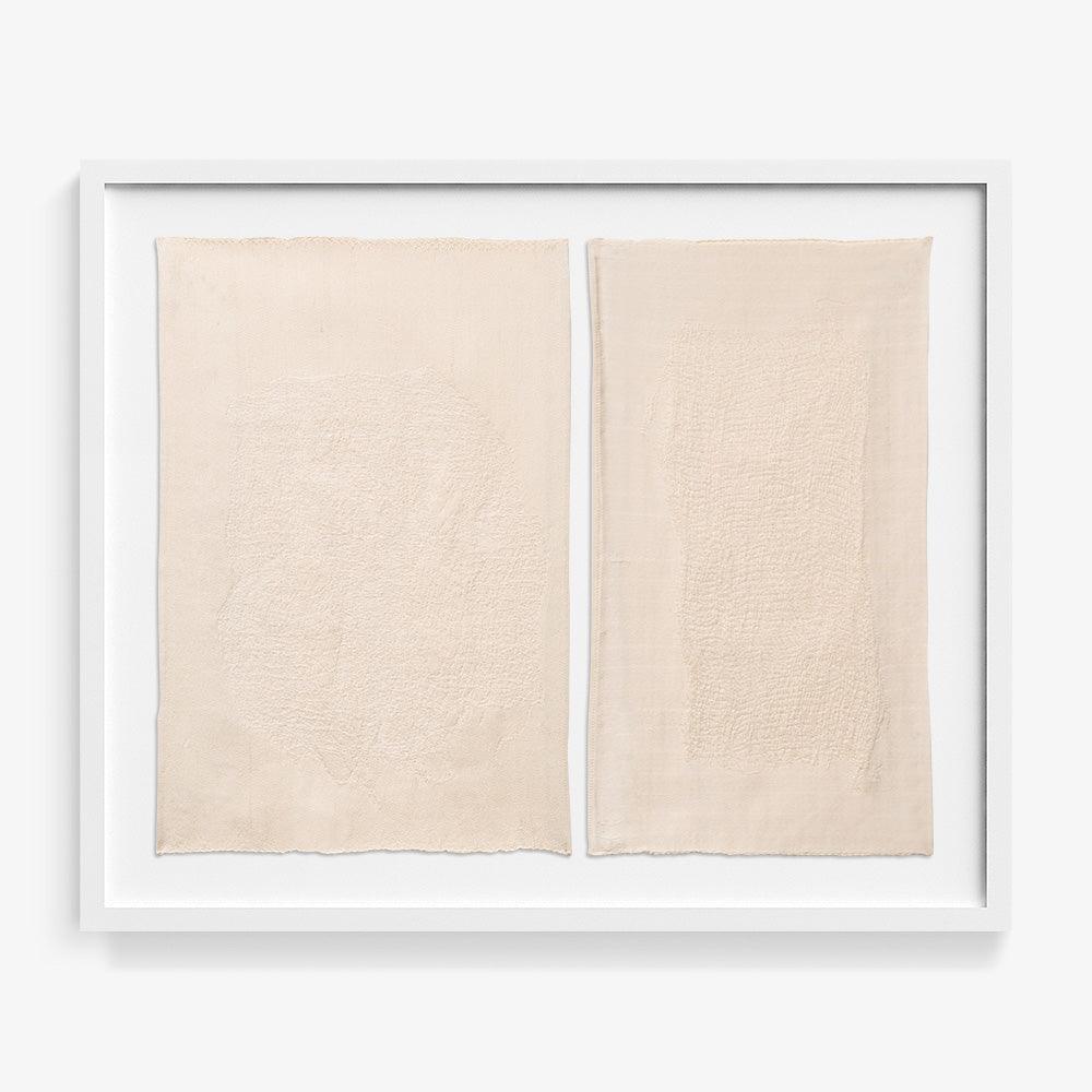 Gauze #11 & #12 (Diptych), Textile  by  Gauze #11 & #12 (Diptych) Tappan