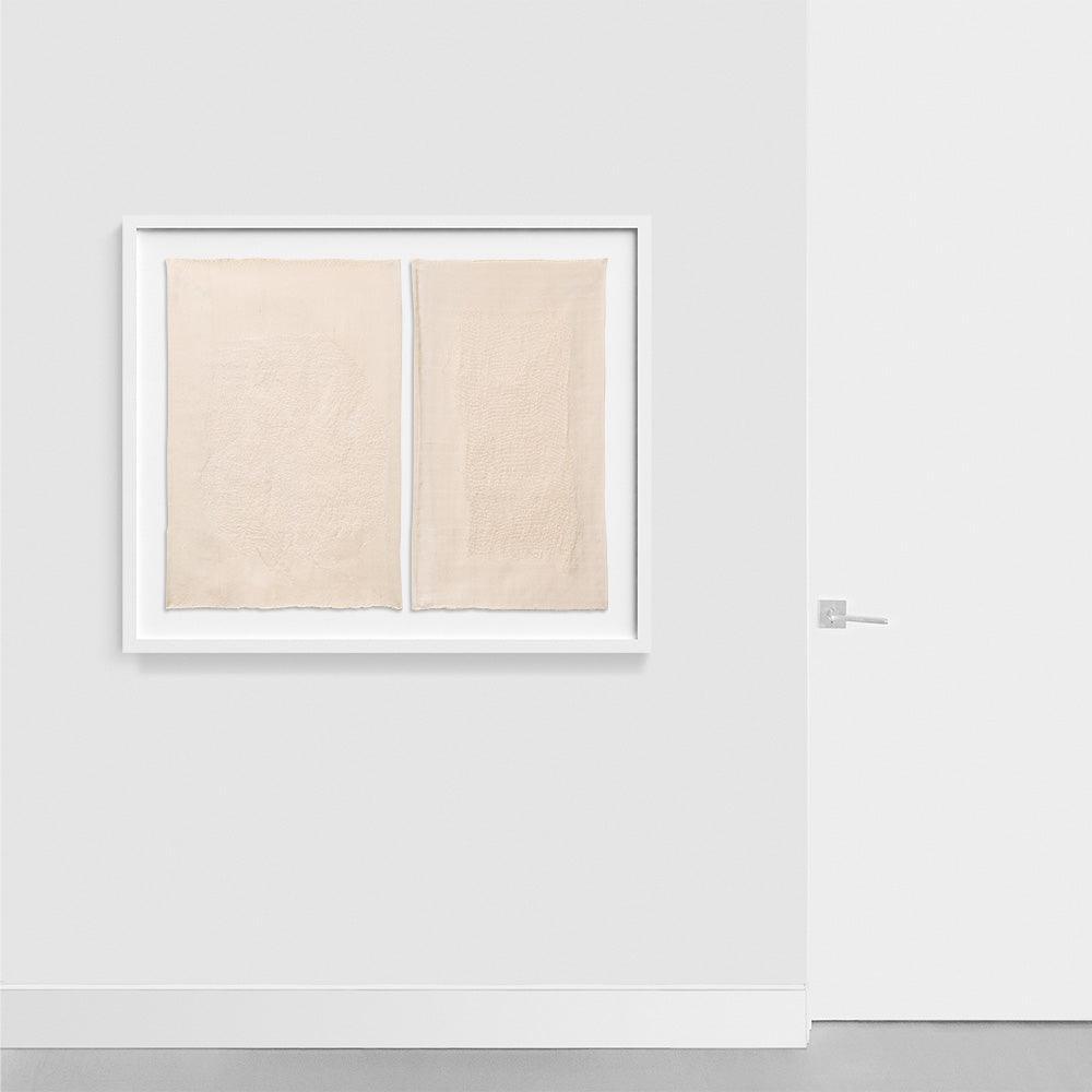 Gauze #11 & #12 (Diptych), Textile  by  Gauze #11 & #12 (Diptych) Tappan