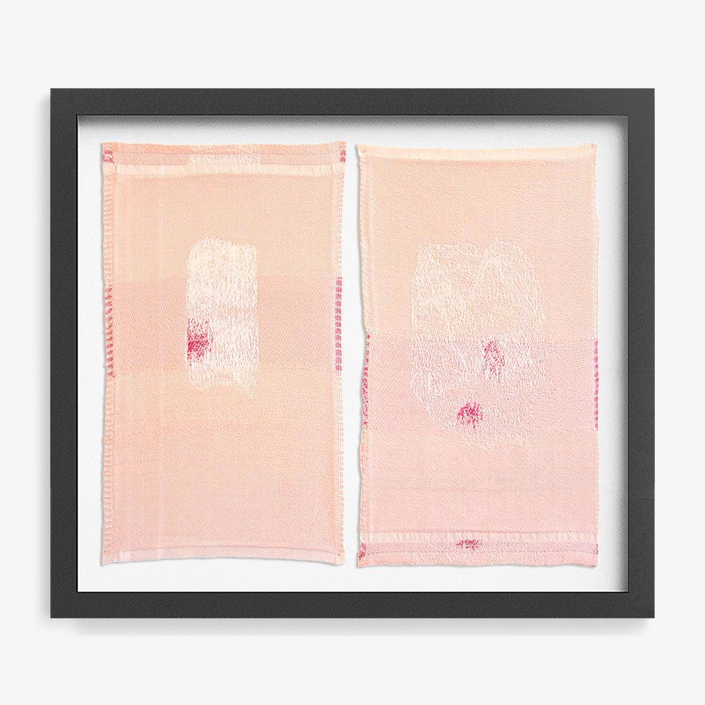 Gauze #19 & #20 (Diptych), Textile  by  Gauze #19 & #20 (Diptych) Tappan