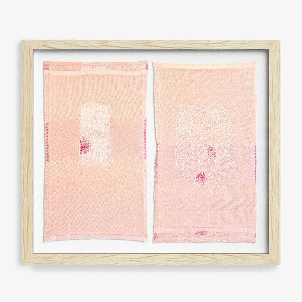 Gauze #19 & #20 (Diptych), Textile  by  Gauze #19 & #20 (Diptych) Tappan