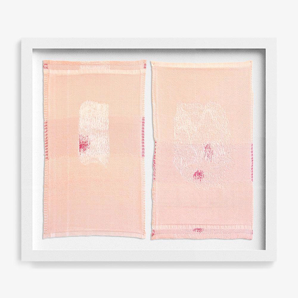 Gauze #19 & #20 (Diptych), Textile  by  Gauze #19 & #20 (Diptych) Tappan
