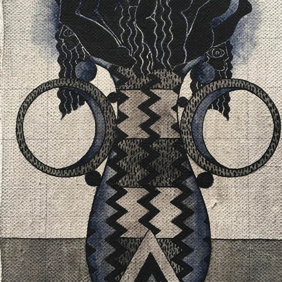 Painting by Helen Rebekah Garber