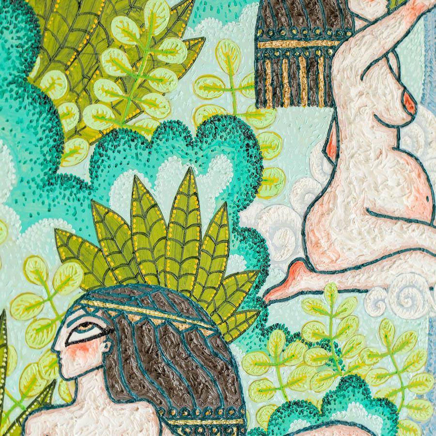 Sentinel Spring Mothers, Painting  by  Sentinel Spring Mothers Tappan