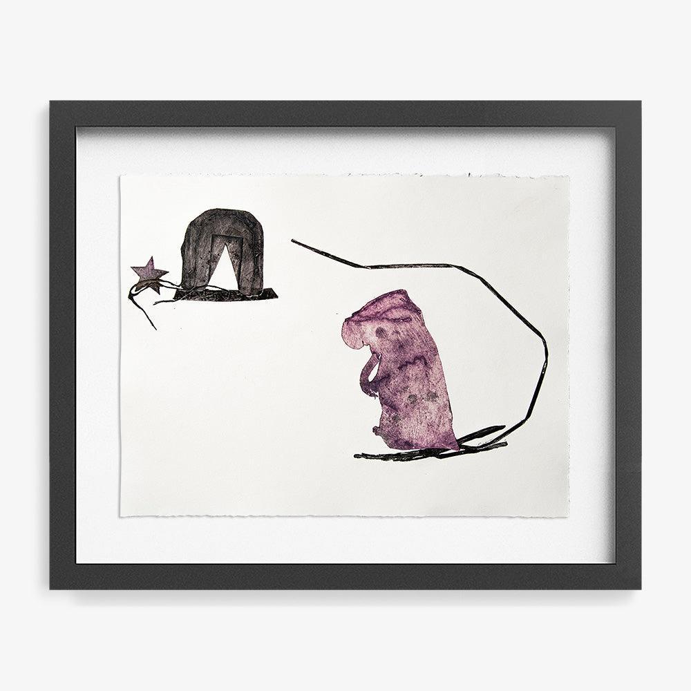 Hunched Woman With Star